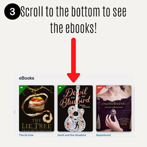 Destiny Step 3- Scroll to the bottom to see the ebooks.