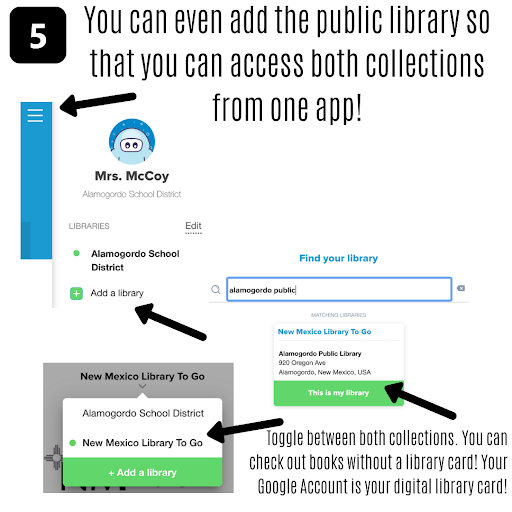 Sora step 5- You can even add the public library so that you can access both collections from one app.